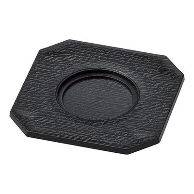 マイン M11-641 耐熱むし椀(大・小)兼用 台 黒 1ケース(750個(5個×150))（直送品）