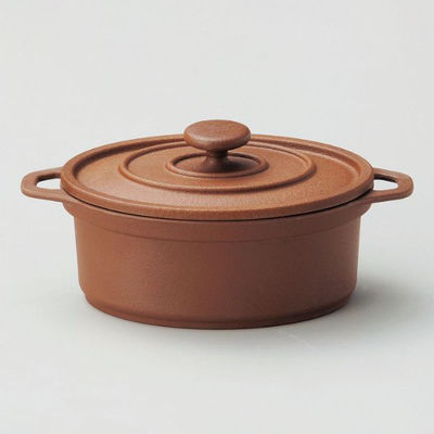 マイン 鍋 M11-712 ミニココ オーバル(小) ブラウン 1点（直送品）