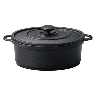 マイン 鍋 M11-714 ミニココ オーバル(大) ブラック 1点（直送品）