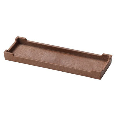 マイン カスタートレー M44-170 カスター盆 ブラウン 8.5×26 1点（直送品）