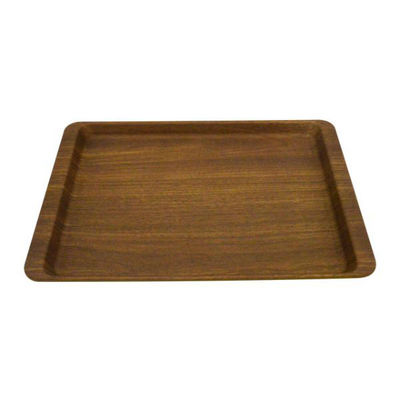 マイン お盆 長角盆330×231 濃木目 ノンスリップ M44-368 1点（直送品）