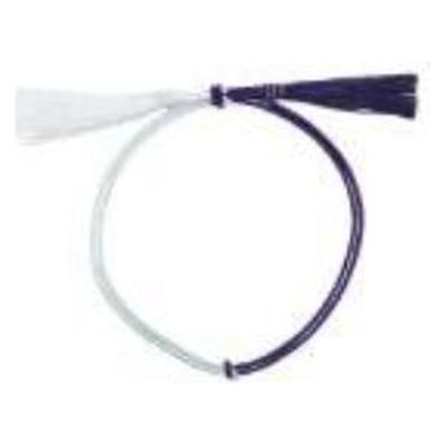 イグチ 装飾資材 No.5ゴム房 Bタイプ(振分) 特中40cm 紫白金糸入 OKG1340PWR 1ケース(1000個(100個×10))（直送品）