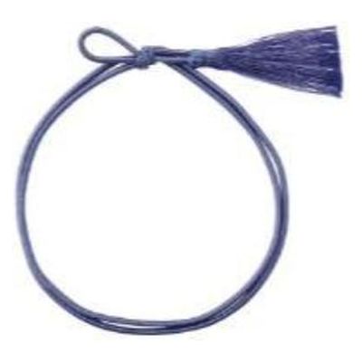 イグチ 装飾資材 彩ゴム房 二重片花結び 小58cm ラベンダーIVI OKGS2258IVI 1ケース(1000個(100個×10))（直送品）