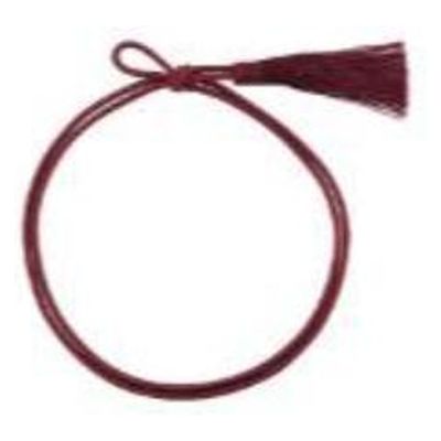 イグチ 装飾資材 彩ゴム房 二重片花結び 小58cm エンジIWI OKGS2258IWI 1ケース(1000個(100個×10))（直送品）