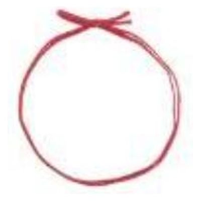 イグチ 装飾資材 平彩ゴム 二重片花結び 小62cm 赤 OKKH7262R 1ケース(1000個(100個×10))（直送品）