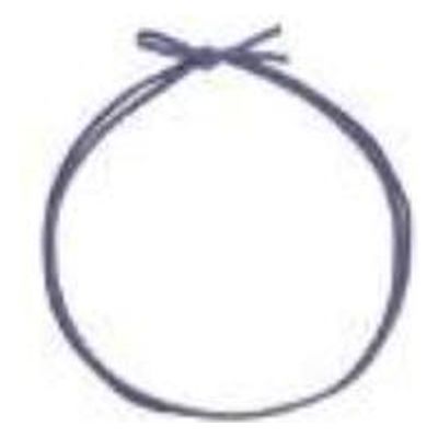 イグチ 装飾資材 平彩ゴム 二重片花結び 大94cm 藤色 OKKH7294V 1ケース(1000個(100個×10))（直送品）