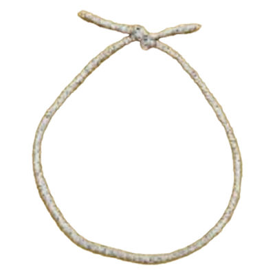 イグチ 装飾資材 コットンゴム 特細 2重片花結び 90cm ナチュラル OKKHCOT290NT 1ケース(1000個(100個×10))（直送品）