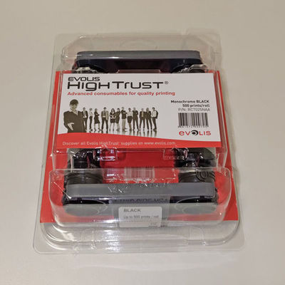 EVOLIS リボンプリンター 単色リボン黒 エディキオ・アクセス用 RCT025 1点（直送品）