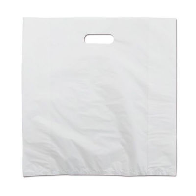 中川製袋化工 ポリ手提げ サンFバッグ 乳白無地 大 S206150 1ケース(1000個(100個×10))（直送品）