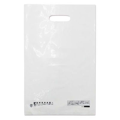 中川製袋化工 ポリ手提げ サンFバッグ B5 乳白(バイオマス25%) S236247 1ケース(1000個(100個×10))（直送品）