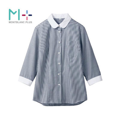 住商モンブラン 七分袖シャツ シャツ レディス 7分袖 グレー _13 SS500-92_13 1点（直送品）