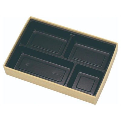 アヅミ産業 折箱 W-90-60 シャクリ蓋(270-180-2黒) W-A008 1ケース(80個(10個×8))（直送品）