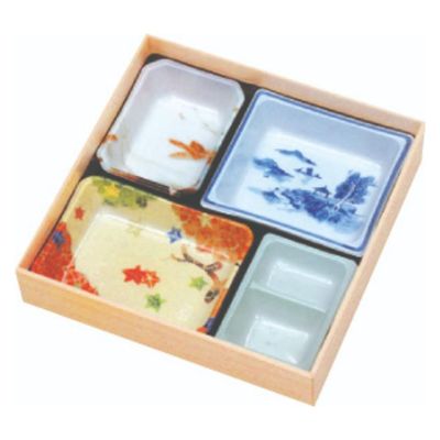 アヅミ産業 折箱 W-80-80 シャクリ蓋(T-85ASK) W-A013 1ケース(78個(13個×6))（直送品）