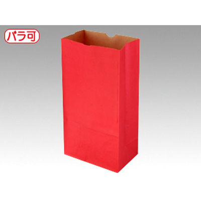 パックタケヤマ 角底袋 ハイバッグ H8 ルージュ XZT00403 1ケース(1000個(100個×10))（直送品）