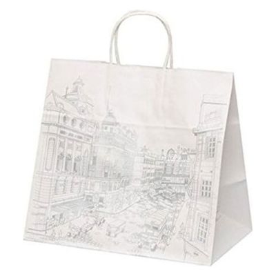 パックタケヤマ 紙手提袋 自動手提袋 HV75 ロンドン XZT00937 1ケース(200個(50個×4))（直送品）