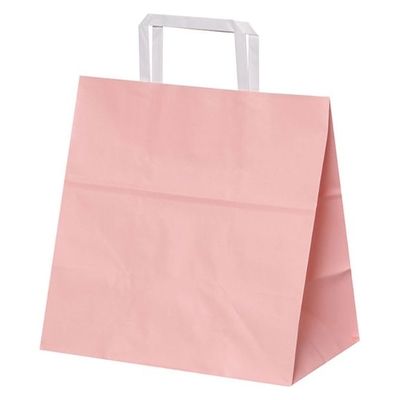 パックタケヤマ 紙手提袋 平紐手提袋 H平26 ピンク XZTT1014 1ケース(200個(50個×4))（直送品）