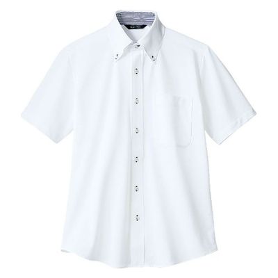 住商モンブラン ZK2712-2CB_SSS ニットシャツ 兼用 半袖 白 SSS 1点（直送品）