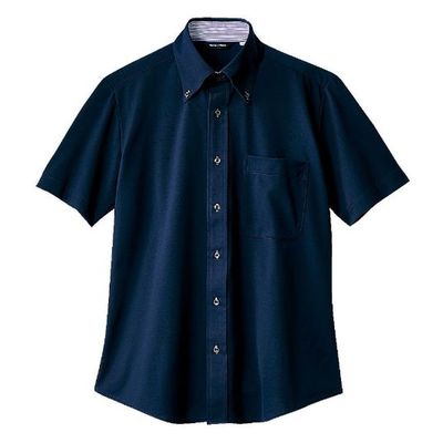 住商モンブラン ZK2712-9CB_SSS ニットシャツ 兼用 半袖 ネイビー SSS 1点（直送品）