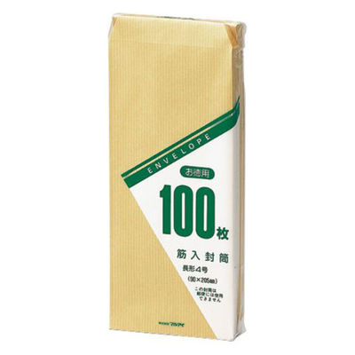 マルアイ 長4 32G 筋入 100枚入お徳用 トク-105H 1ケース(10個)（直送品）