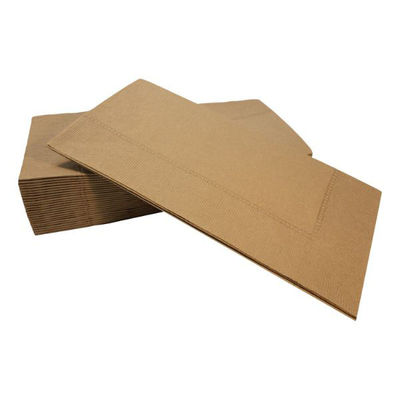 溝端紙工印刷 8ツ折ナフキン LUC-28 カラー2プライナプキン8折 マロングラッセ 08 1ケース(2000個(50個×40))（直送品）