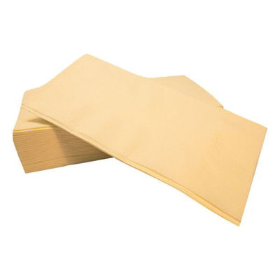 溝端紙工印刷 8ツ折ナフキン LUC-28 カラー2プライナプキン8折 イエロー 02 1ケース(2000個(50個×40))（直送品）