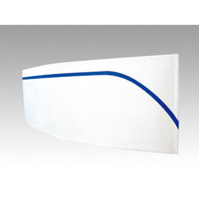 調理用帽子 クリーンキャップMEタイプ 青ライン 00303637 1袋(50個)（直送品）
