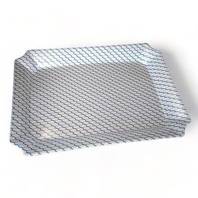 ケーピープラテック 鮮魚トレー 盛皿中 アミメ 00009304 1ケース(400個(20個×20))（直送品）