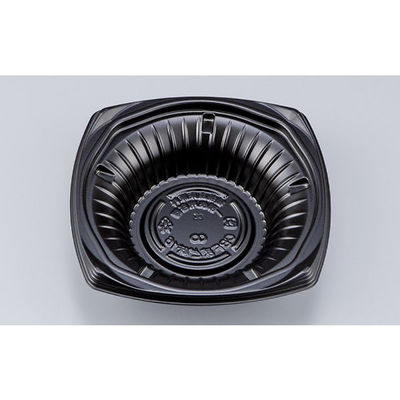 シーピー化成 どんぶり容器 CBFまど味16 黒 本体 0A00116000525 1袋(50個)（直送品）
