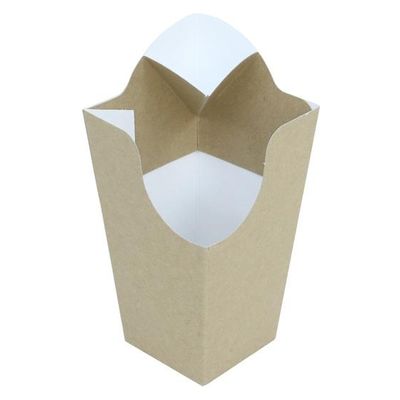 旭創業 テイクアウト容器 クラフトカートン ディップコーナー付 00752572 1ケース(500個(50個×10))（直送品）