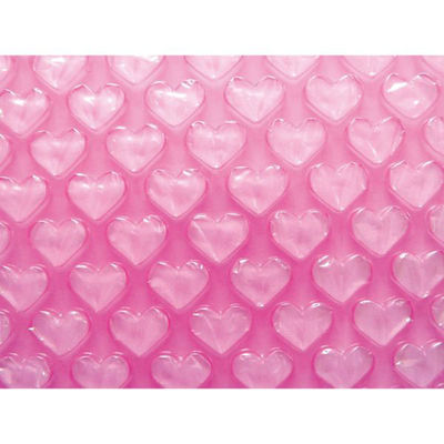 川上産業 プチプチ はぁとぷち ローズピンク(2層品) 600mm×3m 12 1ケース(10個)（直送品）