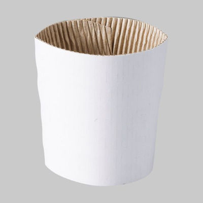 12オンスペーパーカップ用スリーブ(白) 02458 1ケース(2000個(200個×10))（直送品）