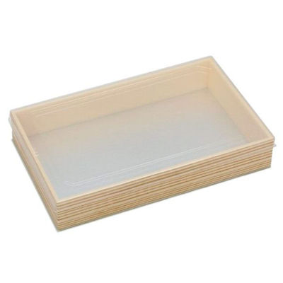 新井産業 寿司容器 U-21 透明蓋付 00651008 1ケース(300個(20個×15))（直送品）