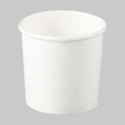 アイスカップ 8オンスアイスアンドスープカップ 白 PLAラミ 02611 1ケース(1000個(50個×20))（直送品）