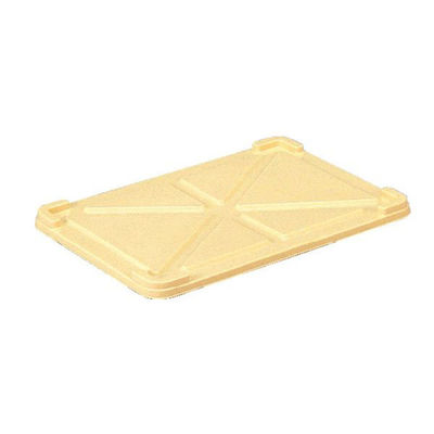 三甲 中型ばんじゅうフタ クリーム 701700 1ケース(10個)（直送品）