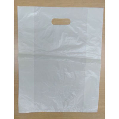 リュウグウ ポリ手提げ パン袋ベージュ無地 L 4830800 1ケース(500個(100個×5))（直送品）