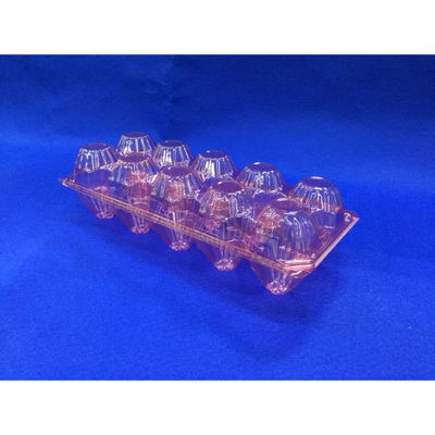 栗原製作所 APET卵パックM ミシン目防虫着色ピンク 100102 1ケース(1500個)（直送品）