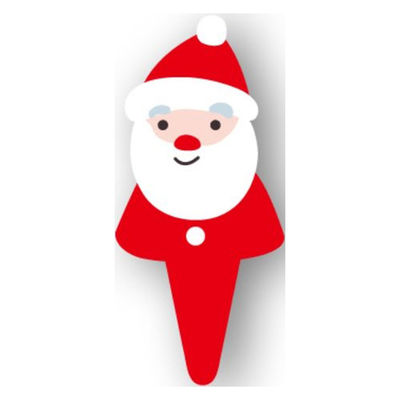 天満紙器 XG253 ケーキピック(ミニサンタ) 6090538 1ケース(500個(100個×5))（直送品）