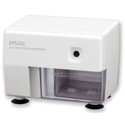 アスカ 筆記具 電動シャープナー ホワイト EPS201W 1ケース(12個)（直送品）