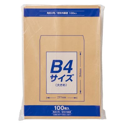マルアイ クラフト封筒Z角0 85G 100枚 PK-Z108 1ケース(5個)（直送品）