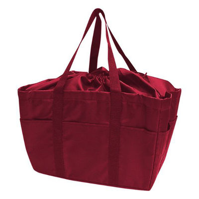 マツシロ 保冷バッグ 61HRM 無地 保冷エコマイバッグ ワインレッド 1ケース(40個)（直送品）