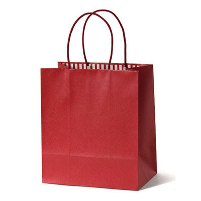 パックタケヤマ 紙手提袋 STカラーズ ボルドー XZT68332 1袋(10個)（直送品）