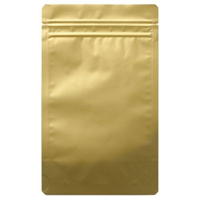 生産日本社 チャック付き袋 ラミジップ ALカラースタンド 金 AL-1216GD 43453 1ケース(1200個(50個×24))（直送品）