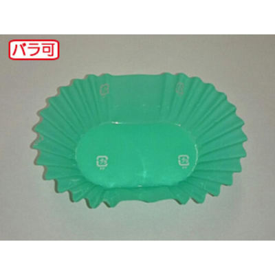 セイコー おかずカップ ラミケースOPP小判6号Pグリーン 500枚 90020620 1袋（直送品）