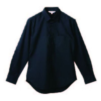 サンユニフォーム ストレッチシャツ 長袖シャツ(ブラック)SS 577-S510-1-SS 1袋（直送品）