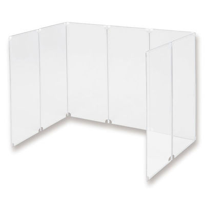 アスカ 飛沫対策品 折りたたみ透明パーテーション 大 VGP90 1ケース(10個)（直送品）