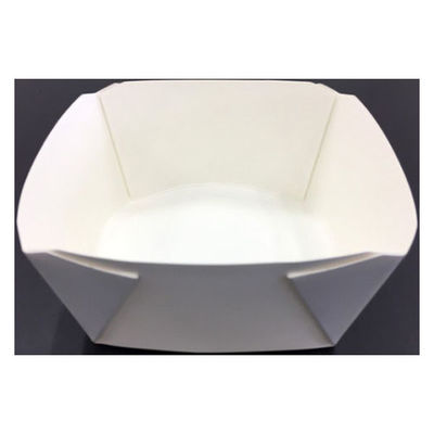 東罐興業 弁当容器 K-M 正方形紙 ホワイト トレー 210700 1ケース(600個(50個×12))（直送品）