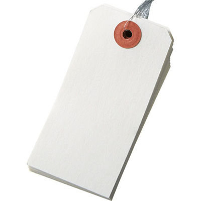 今村紙工 耐水紙 針金荷札 4号 中 100枚入 TH-4 1ケース(100個)（直送品）