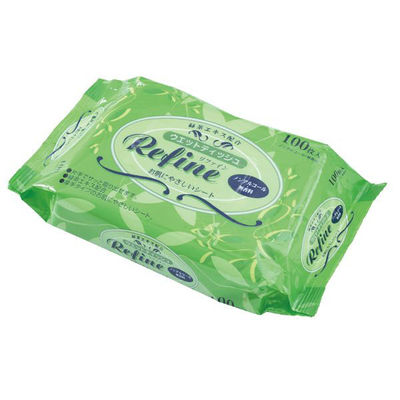 Life-do.Plus ウェットティッシュ H-17 リファイン 緑茶エキス配合 ウエットティッシュ(100枚) 1袋（直送品）