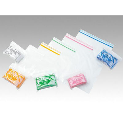 生産日本社 チャック付き袋 ユニパックGP D-4カラーチャックピンク 17335 1ケース(7000個(100個×70))（直送品）