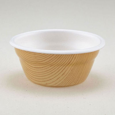 青葉紙業 どんぶり容器 D-5 もくめ 本体 205802 1ケース(800個(50個×16))（直送品）